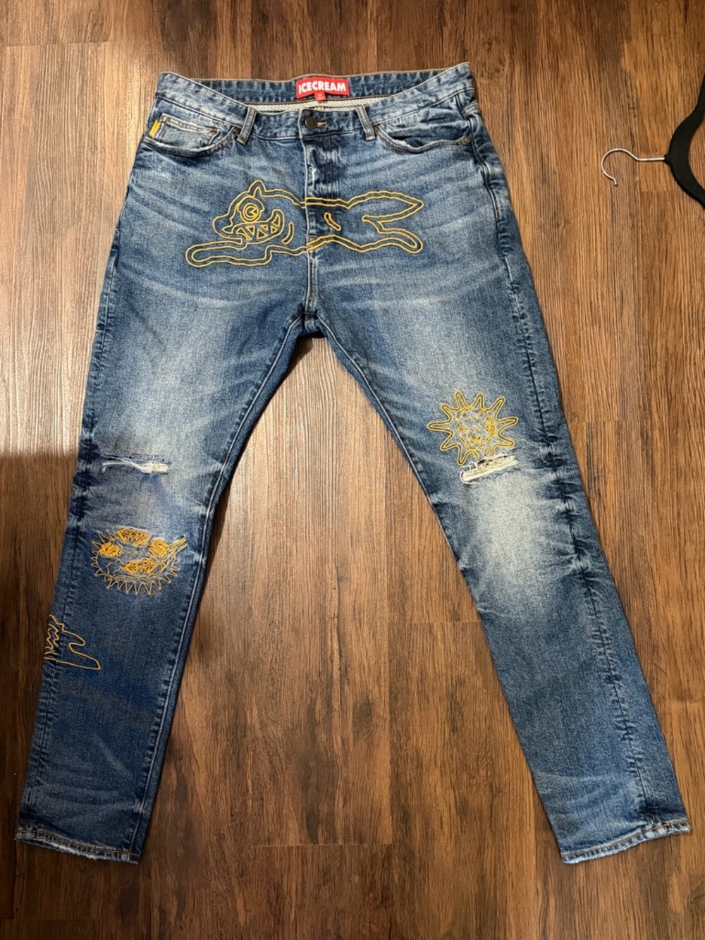 Icecream Men's Running Dog Jeans & Ice cream sandwich T Set - Picture 3 of 9